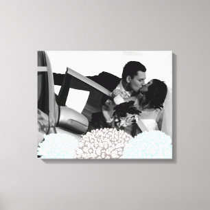 Le cru fleurit la toile de modèle photo de mariage