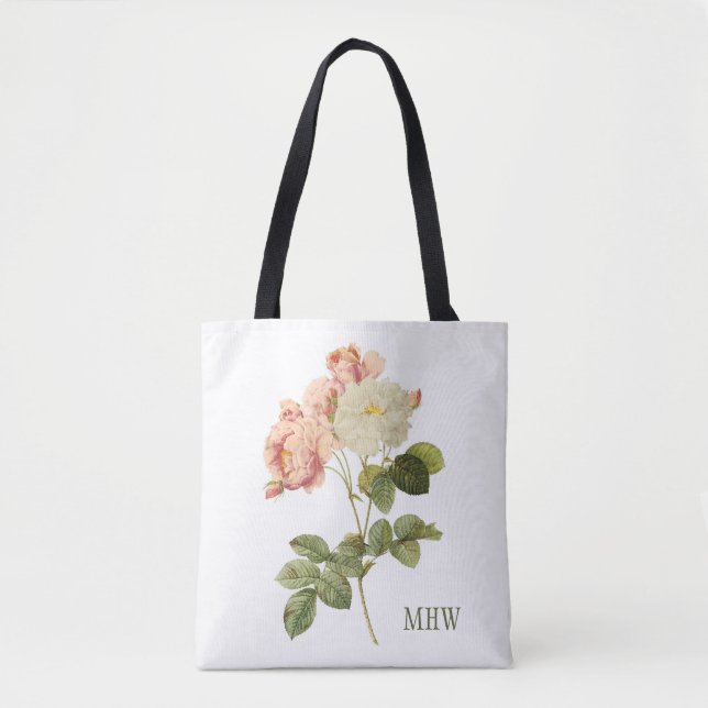 Le cru fleurit les sacs fourre-tout faits sur (Devant)