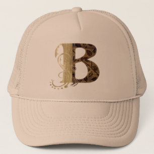 Le cru marque avec des lettres B - casquette