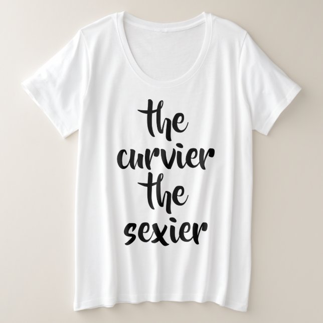 Le curvier le texte manuscrit plus sexy (Design devant)
