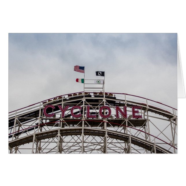 Le cyclone dans Coney Island, NY (Devant horizontal)