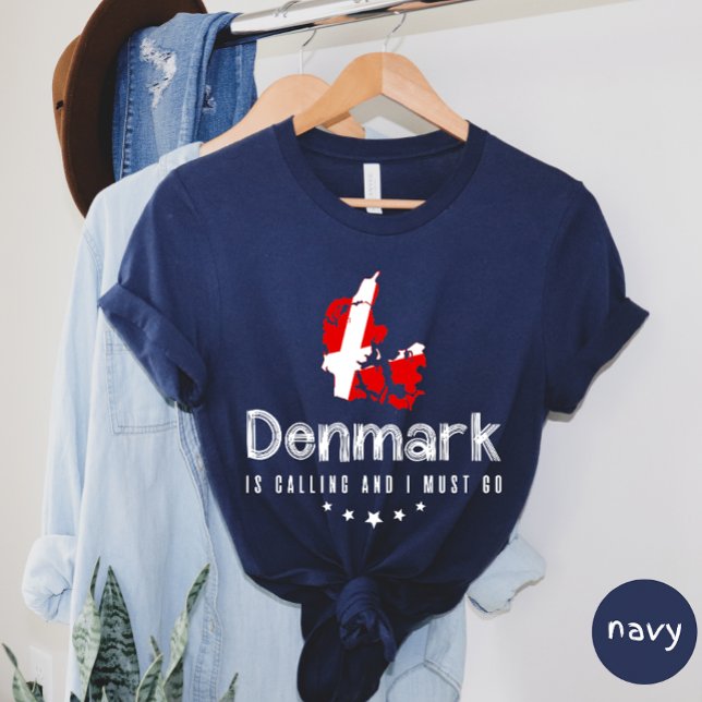 Le Danemark Appelle Et Je Dois Aller T-shirt (Créateur téléchargé)