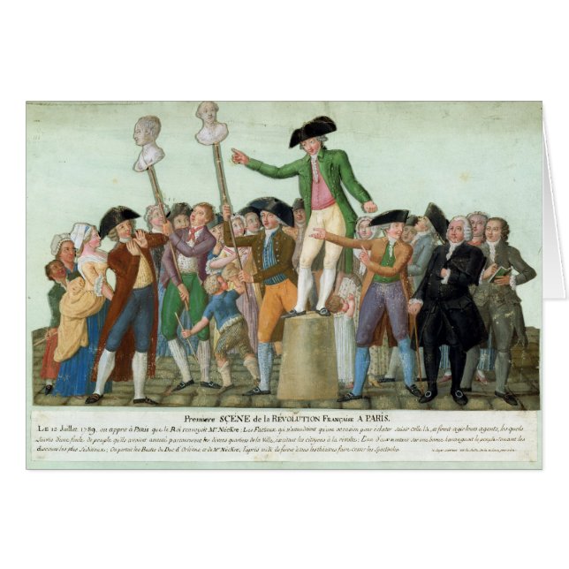 Le début de la révolution française (Devant horizontal)