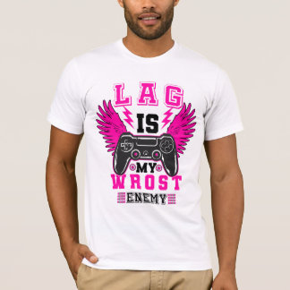 "Le décalage est mon pire ennemi" - T-shirt graphi