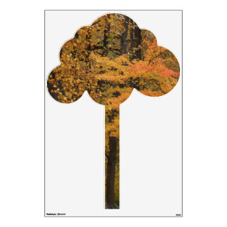 Le décalque 45" de mur d'arbre de feuille de chute