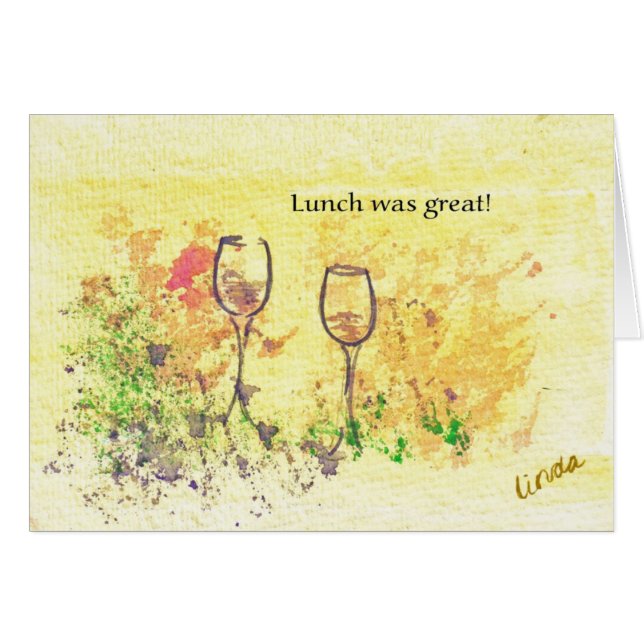 Le déjeuner était grand - customisé - customisé (Devant horizontal)