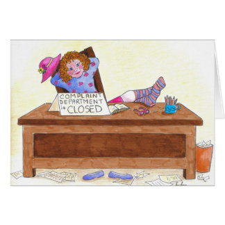 Le département de plainte est fermé