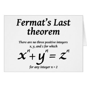 Le dernier théorème de Fermat