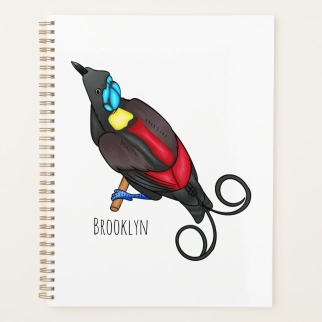 Le dessin animé oiseau de paradis de Wilson (Devant)