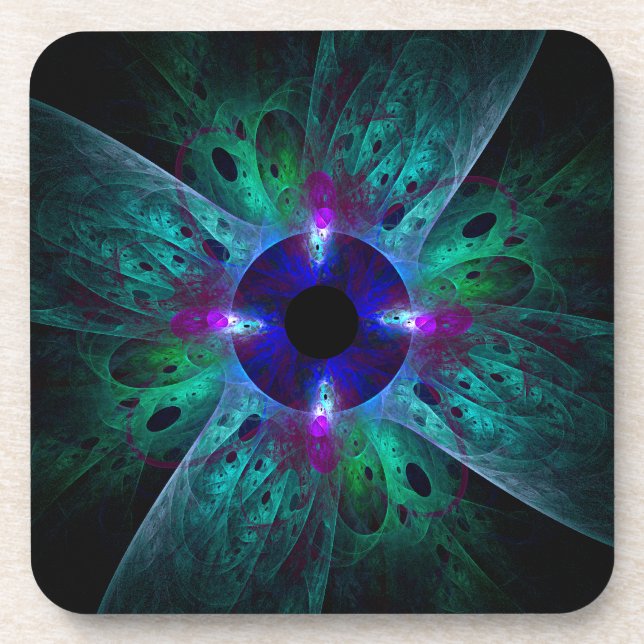 Le Dessous de verre d'art Abstrait de l'oeil (Devant)
