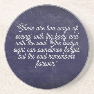 Le Dessous de verre de citation du comte de Monte