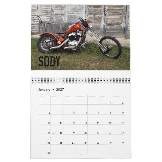 Le dessus de la TCU coupe le calendrier 2013 (Jan 2027)