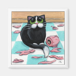 Le destructeur de papier - aimant de chat