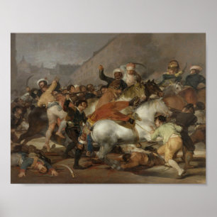 Le deuxième mai 1808 par Goya - Poster
