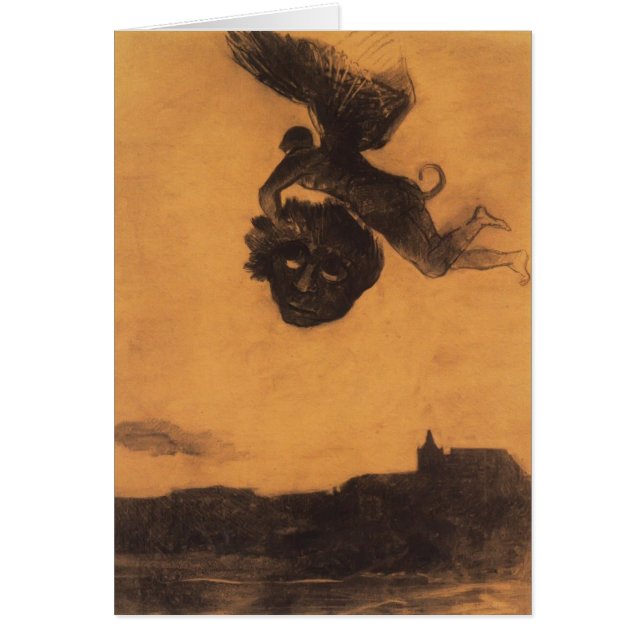 Le diable d'Odilon Redon- prennent une tête dans (Devant)