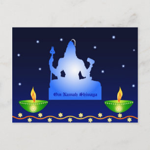 Le Dieu indien Shiva - Carte postale