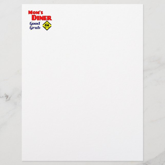 Le dîner de maman Bon Grub Drôle Retro Dit (Devant)