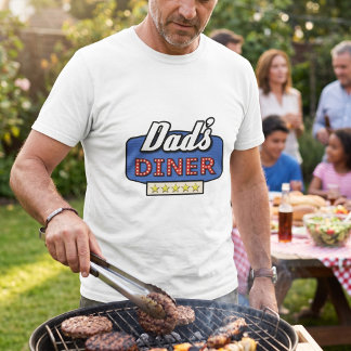Le dîner de papa - T-shirt drôle
