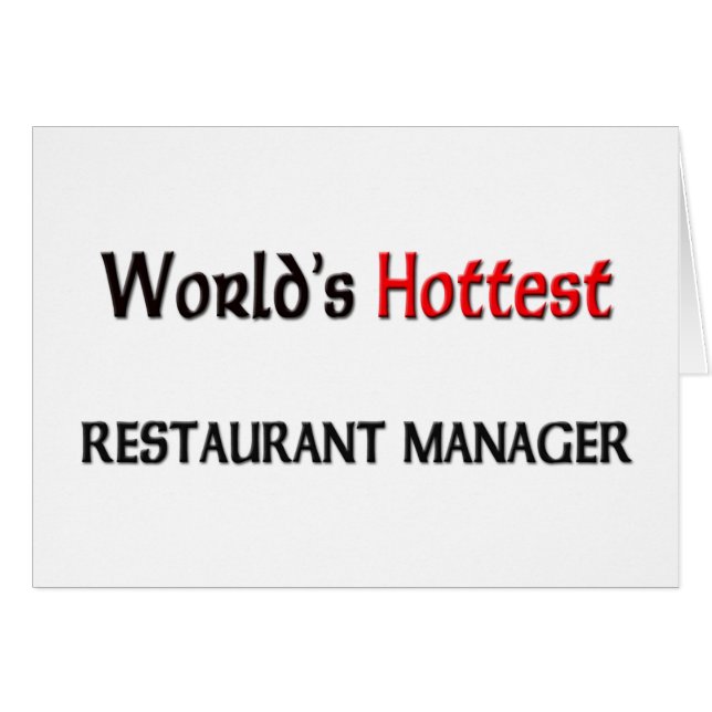 Le directeur de restaurant le plus chaud des (Devant horizontal)