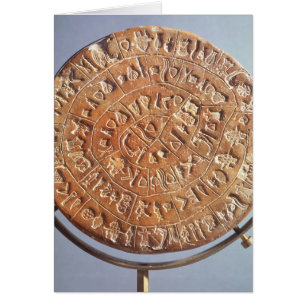 Le disque Phaistos, avec une signification inconnu