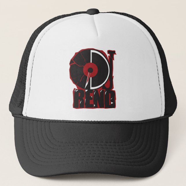 Le DJ déchirent la casquette de baseball imprimée (Devant)