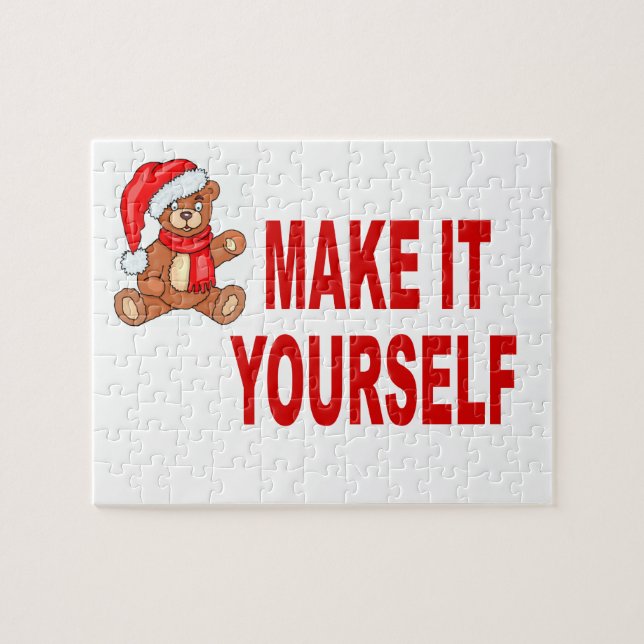 Le do-it-yourself créent votre propre puzzle (Horizontal)