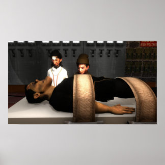 Le Docteur, Le Monstre Et Fritz - Petite Poster