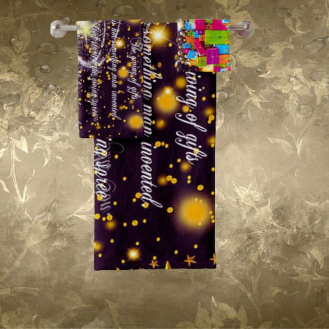 Le don de Dieu de Son Fils Ensemble de serviettes (Créateur téléchargé)