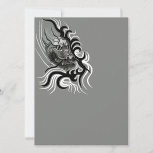 Le dragon chinois à la toiture de tatouage