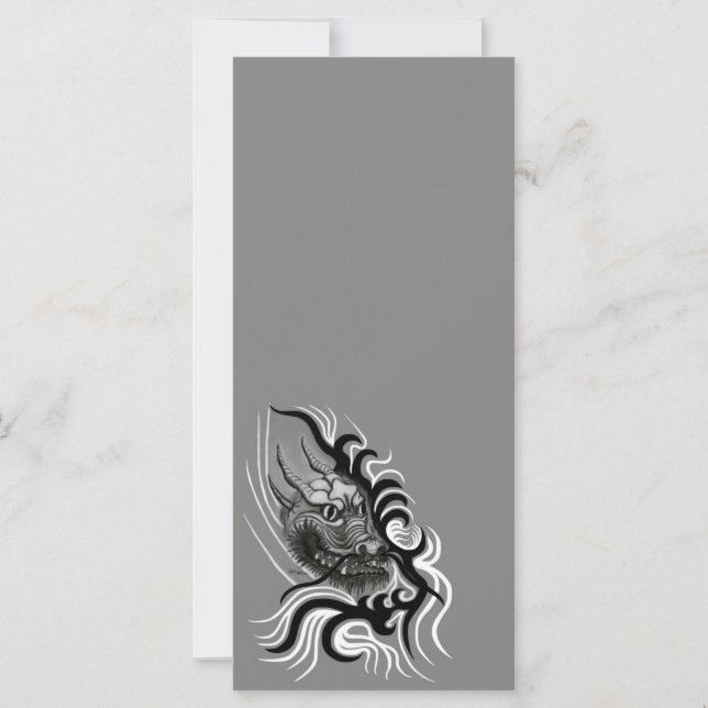 Le dragon chinois à la toiture de tatouage (Devant)