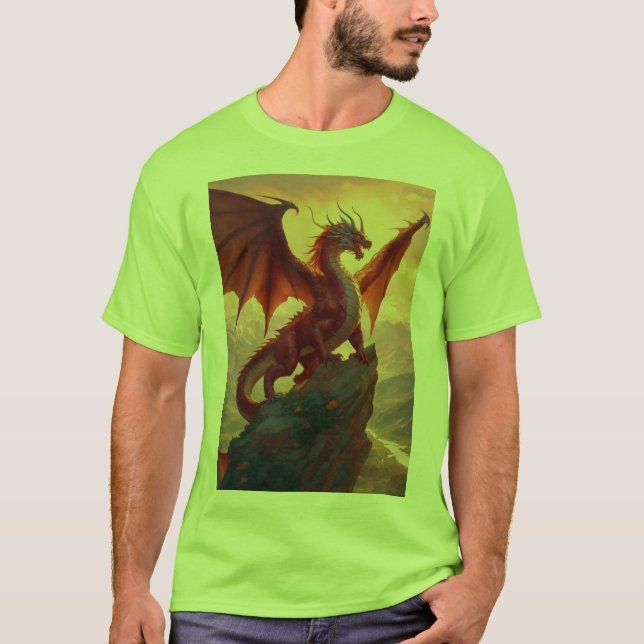 le dragon de style Fanion spécial T-Shirt monde Fa (Devant)