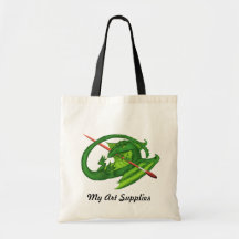 Le dragon fonctionne le sac fourre-tout