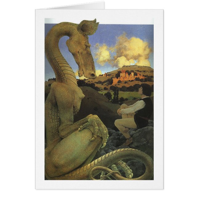 Le Dragon Reluctant, Maxfield Parrish (Devant)
