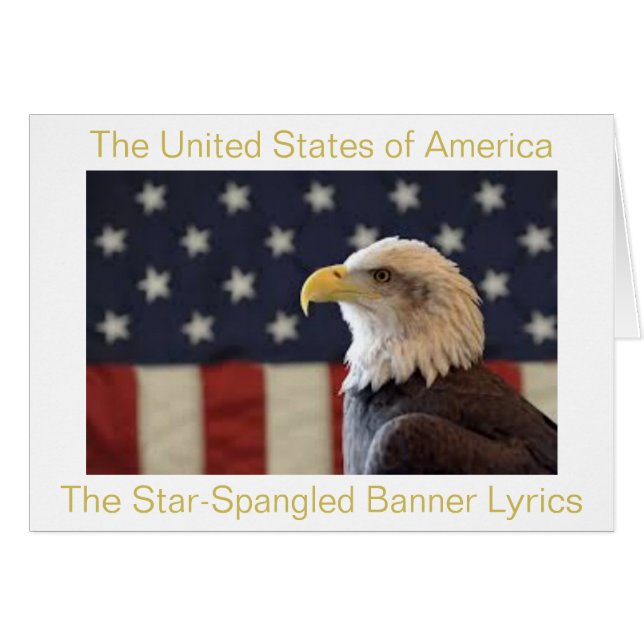 Le drapeau des États-Unis d'Amérique (Devant horizontal)