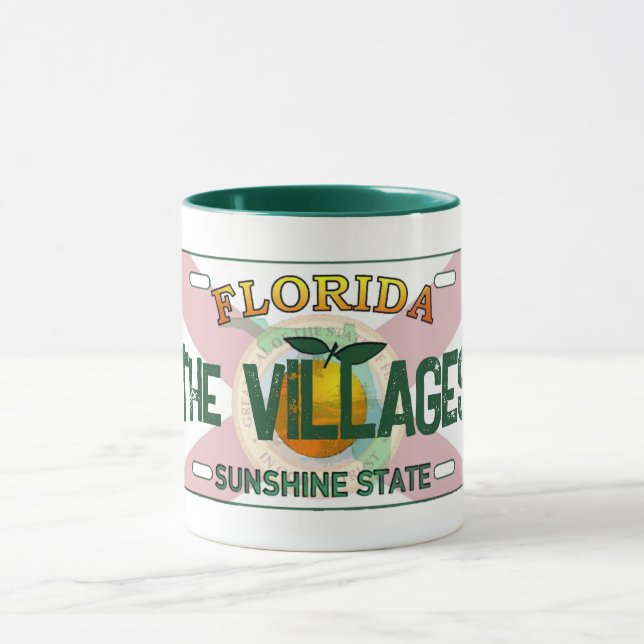 Le drapeau des Villages Floride tasse (Centre)
