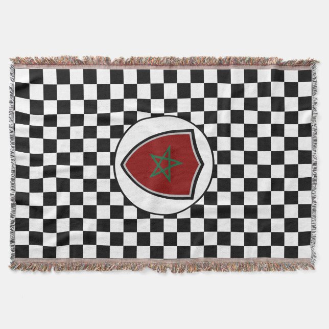 Le drapeau marocain lance une couverture (Devant)