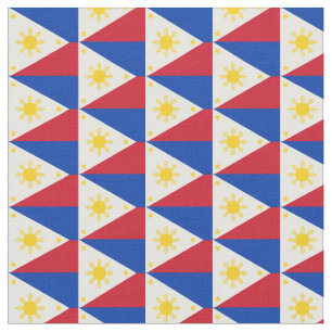 Le drapeau philippin, tissu tendance