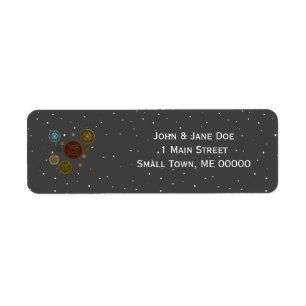 Le Étiquette de adresse du Zodiac