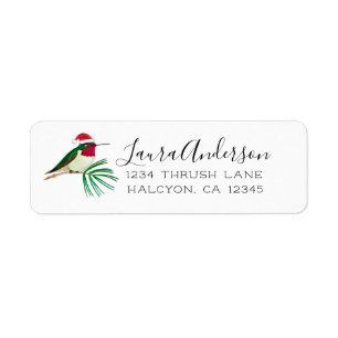 Le Étiquette des colibris d'Anna