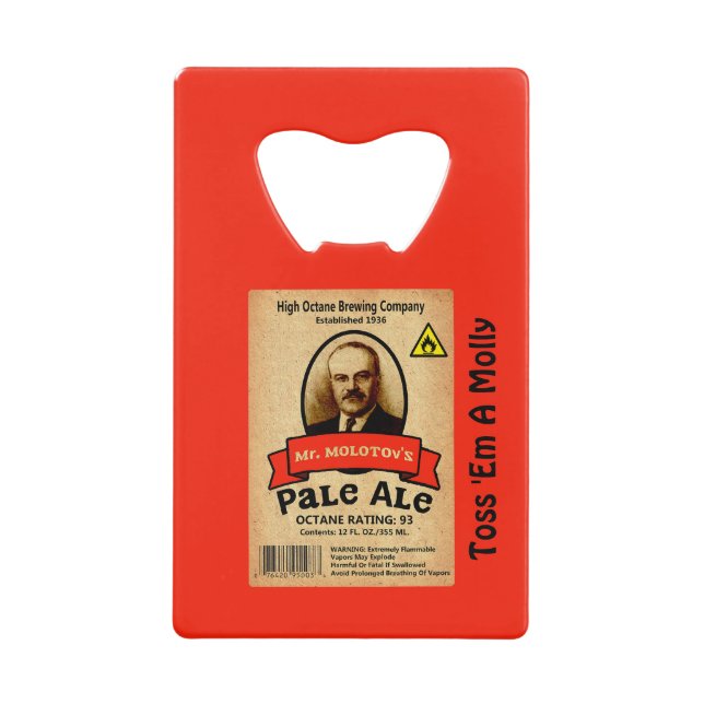 Le Étiquette Pale Ale de M. Molotov (Devant)