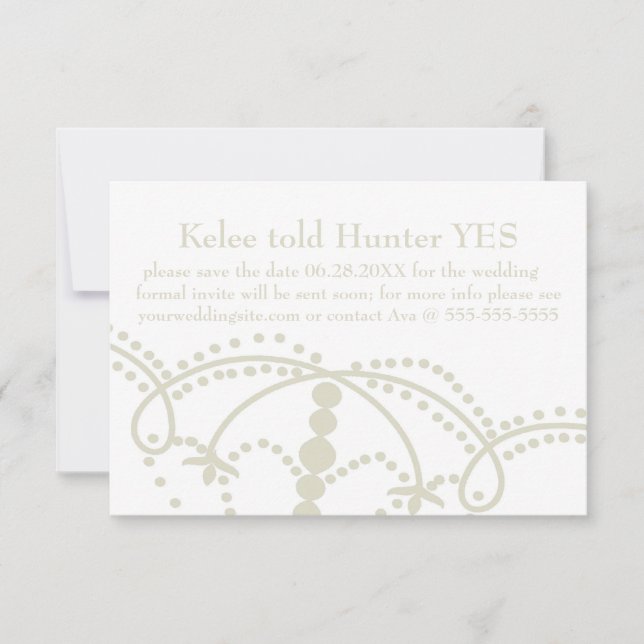 Le Faire-part phénicien (Devant)