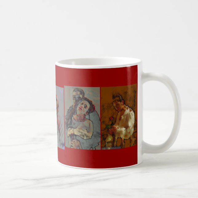 Le fantôme embrasse la tasse (Droite)