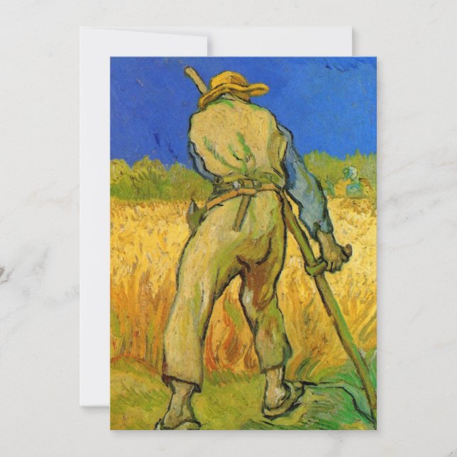 Le Faucheur (d'après Millet) par Vincent van Gogh (Devant)