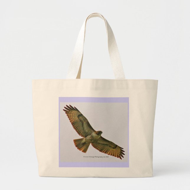 Le faucon rouge de queue portent le sac (Devant)