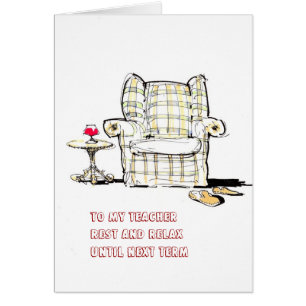 Le fauteuil à mon repos de professeur, détendent