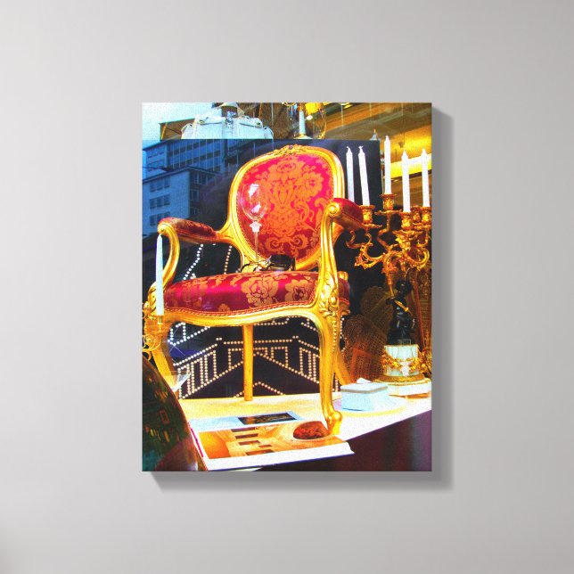 Le Fauteuil - Toile Enveloppée 11x14 / Chaise (Recto)