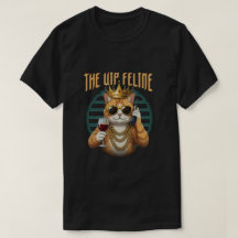 Le Félin VIP – T-Shirt de la Royauté Féline Drôle