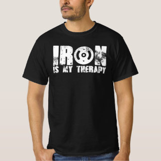 Le fer est mon thérapie T-Shirt de gym