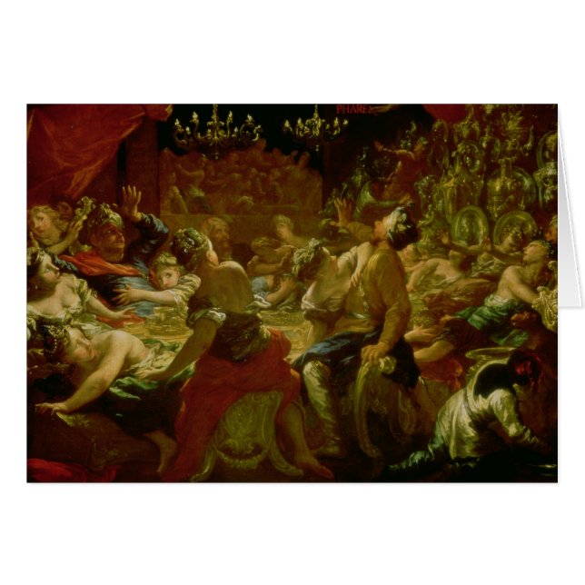 Le festin du Belshazzar (Devant horizontal)