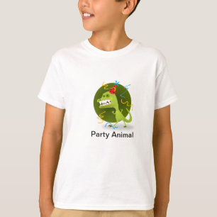 Le fêtard badine le T-shirt